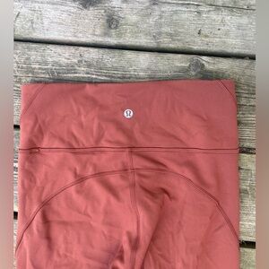 Lululemon Wunder Train Tights Size 4 Dark Terracotta RARE!